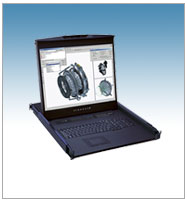 1U HDMI LCD Keyboard