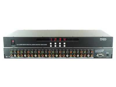 Shinybow SB-5644 4x4 HDTV Component/Digital/Audio Matrix Routing Switcher w/ IR and RS232
