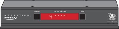 AV4PRO-DP-US AdderView Pro 4 Port DisplayPort with USB True Emulation Technology
