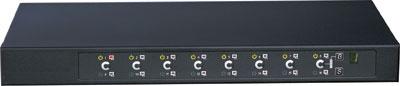 KVM Switch 1U Rackmount PS2 and VGA Interface 8 Ports