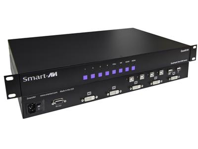 SM-QKVM-S SmartAVI QUADKVM Quad Screen Splitter PIP KVM Switch