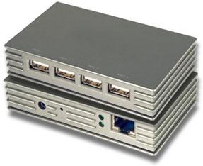4 Port USB 2.0 over IP Server