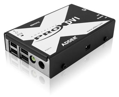 AdderLink X-DVIPRO-US - DVI and 4 Port USB KVM Extender to 50 Meters