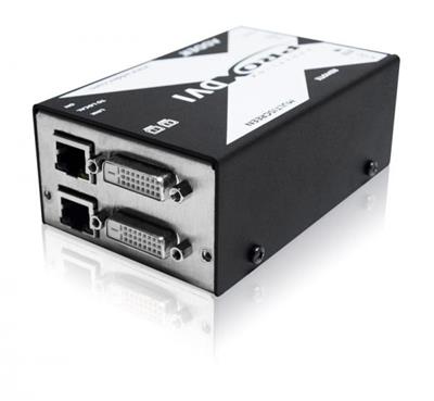Adder X-DVIPRO-MS2-US Dual Head DVI, Audio, 4 Port USB KVM Extender to 50m
