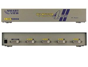 DVI Splitter 4 Port HDCP Compliant 1U Rackmount