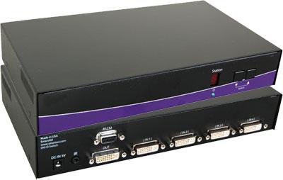 DV-SW4S SmartAVI 4 Port DVI Switch with RS232 Control