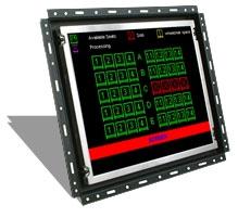 17" Industrial LCD Display with VGA Video and Open Frame Panel