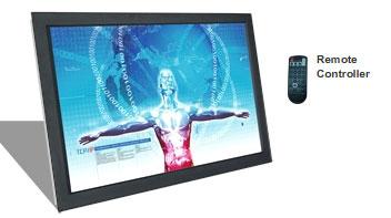 32" WideScreen Industrial LCD Display with VGA/HDMI/S-VIDEO/BNC and Aluminium Front Bezel
