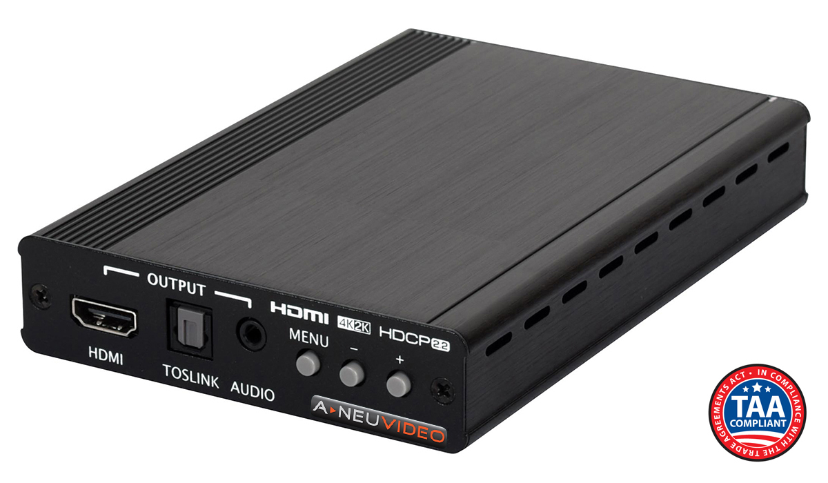 4K UHD+ HDMI to HDMI Scaler w/ EDID Management