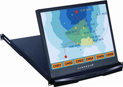 1U 20" DVI Rackmount LCD Monitor Drawer