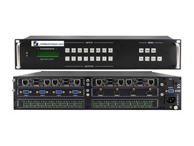 8x4 DVI Video Matrix Switch with RS232, IR and TCP/IP Control