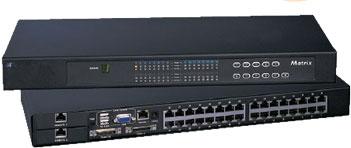 MU-1604 Cyberview Matrix KVM Switch over Cat5 1U Rackmount 4X16 (1 x Local; 3 x Cat5/6 Remote)