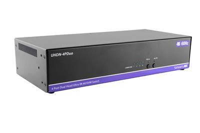 4-Port Dual Head Ultra 4K-60Hz KVM Switch