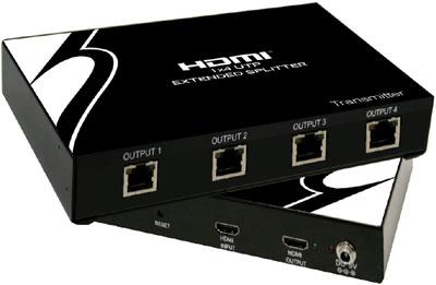 Répartiteur HDMI 4 ports Distributeur HDMI 1X4 HDMI 1 entrée 4