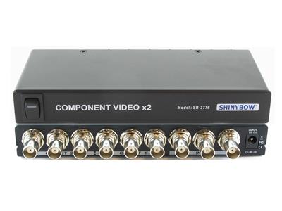 Component Splitter Distribution Amplifier BNC Connectors, 2 Ports
