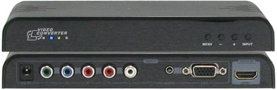 Component video with audio or VGA with Audio to HDMI Scaler