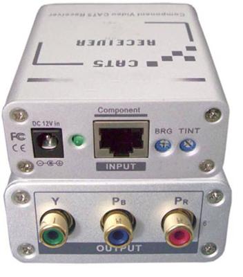 Component Splitter Extender Receiver over Cat5/6 UTP Cable