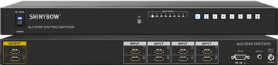 Shinybow SB-5608 8x2 HDMI Routing Switcher w/ RS-232 w/ Remote V1.3
