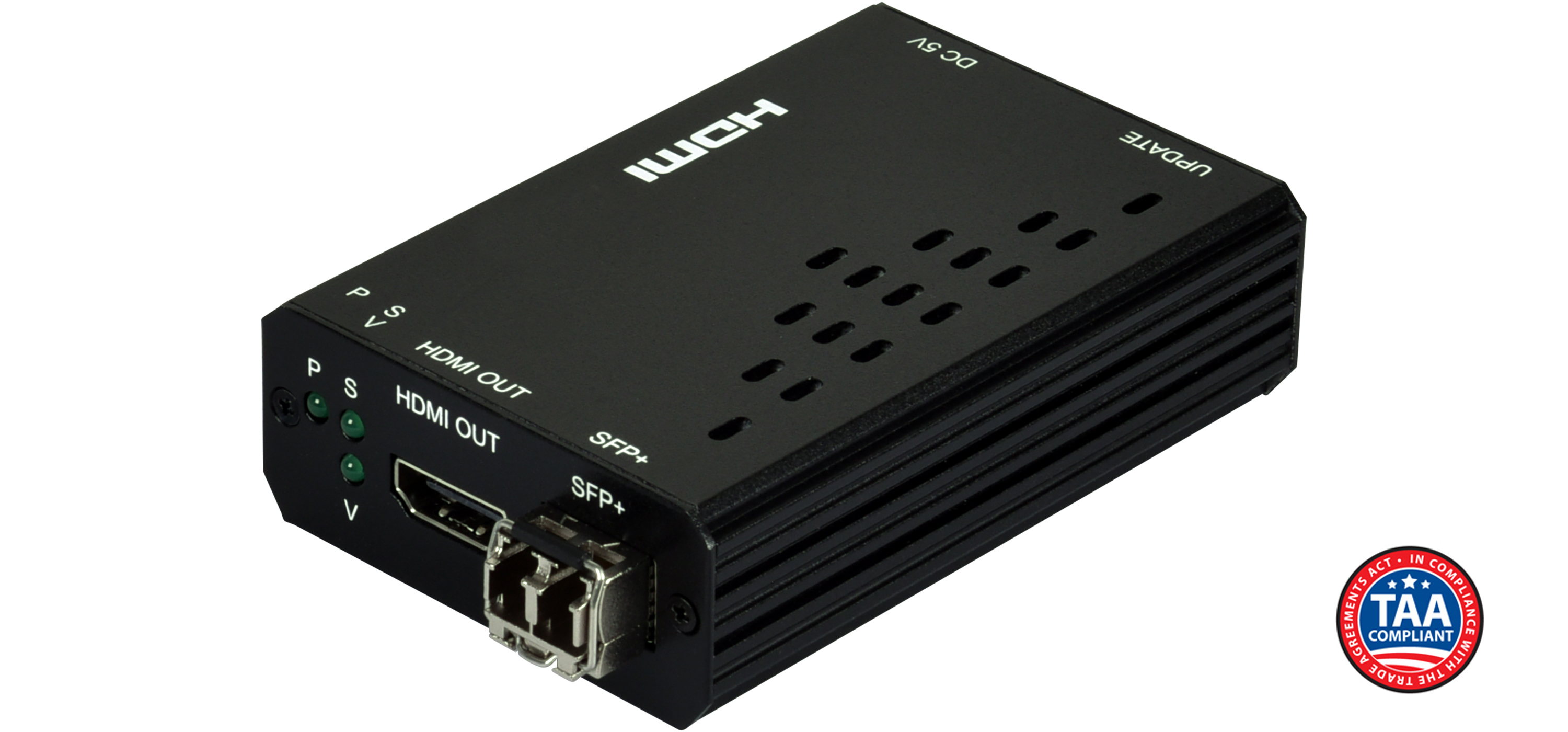 UHD+ HDMI over Fiber Extender Rx - 4096x2160p@60