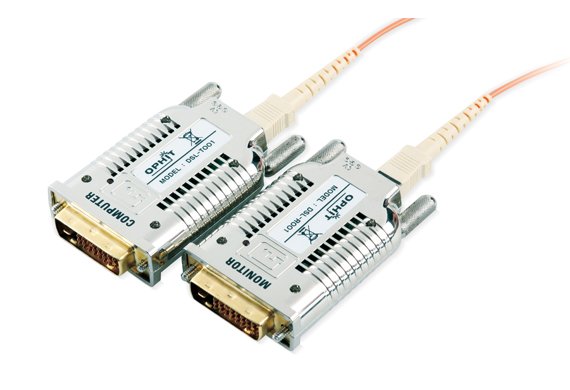 DSL OPHIT DVI fiber optic 1ch extender