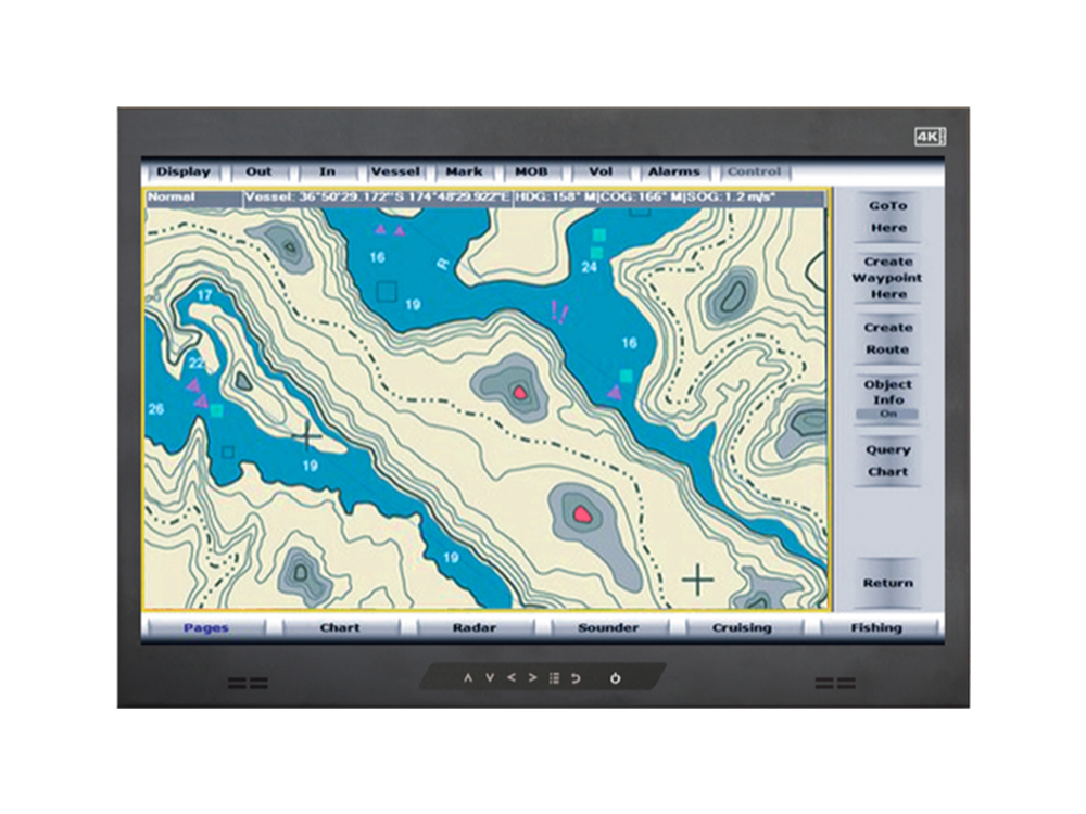 Cyberview RP-K923 9U 23" 4K Rackmount LCD Display Panel