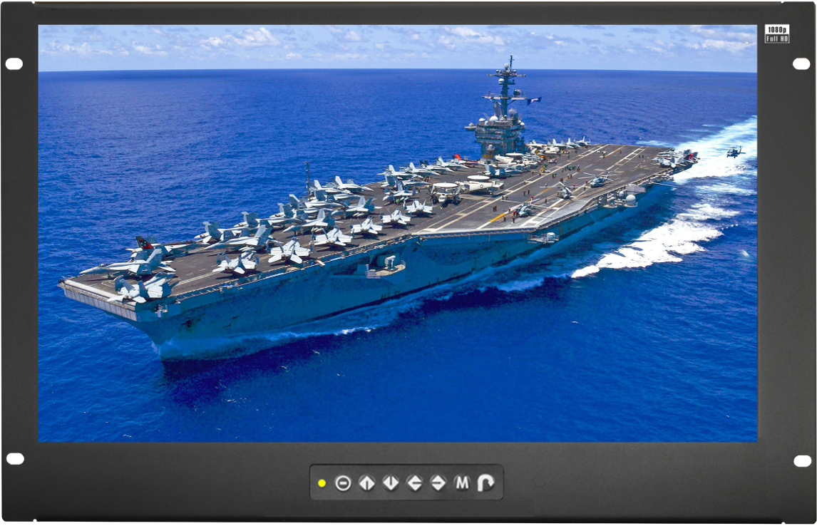 RP-F719 CyberView 7U FHD 19 inch LCD Rack Display Panel with VGA and HDMI Inputs product image