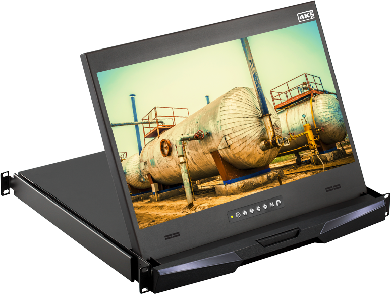 RP-K119-SDI CyberView 1U 18.4 inch 4K LED-backlit LCD Display Drawer with DisplayPort and 3G/HD/SD-SDI Inputs product image