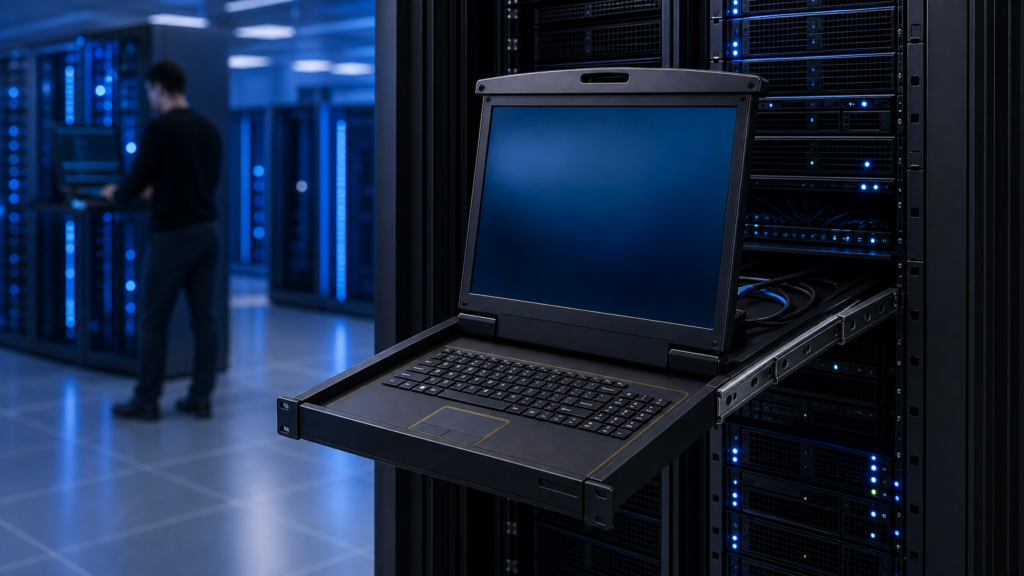 Improve Efficiency and Productivity in the Workplace with a Rack Mount LCD Workstation