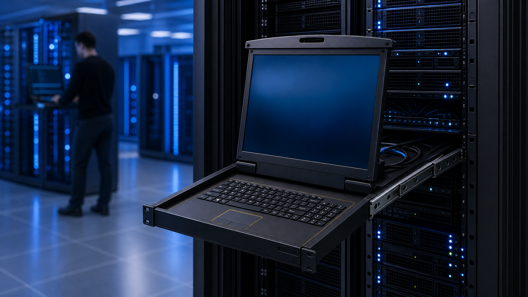 Improve Efficiency and Productivity in the Workplace with a Rack Mount LCD Workstation