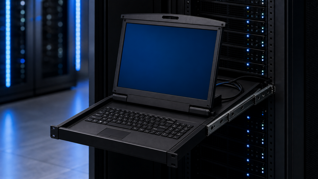Best Buy KVM Switch Solution with 1U WideScreen LCD Keyboard