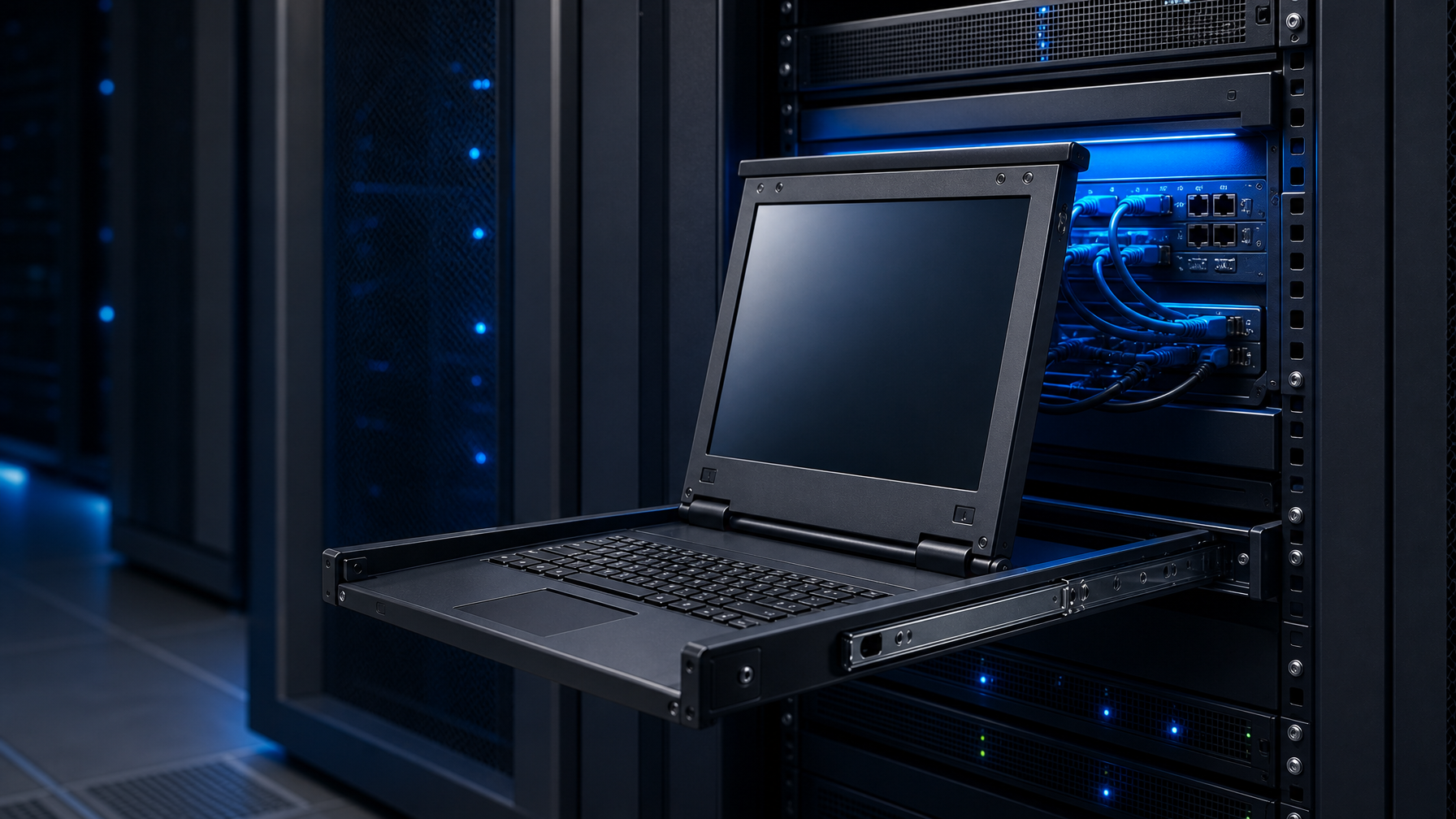 KVM Switch Monitor Solutions in USA | 1U Rackmount LCD