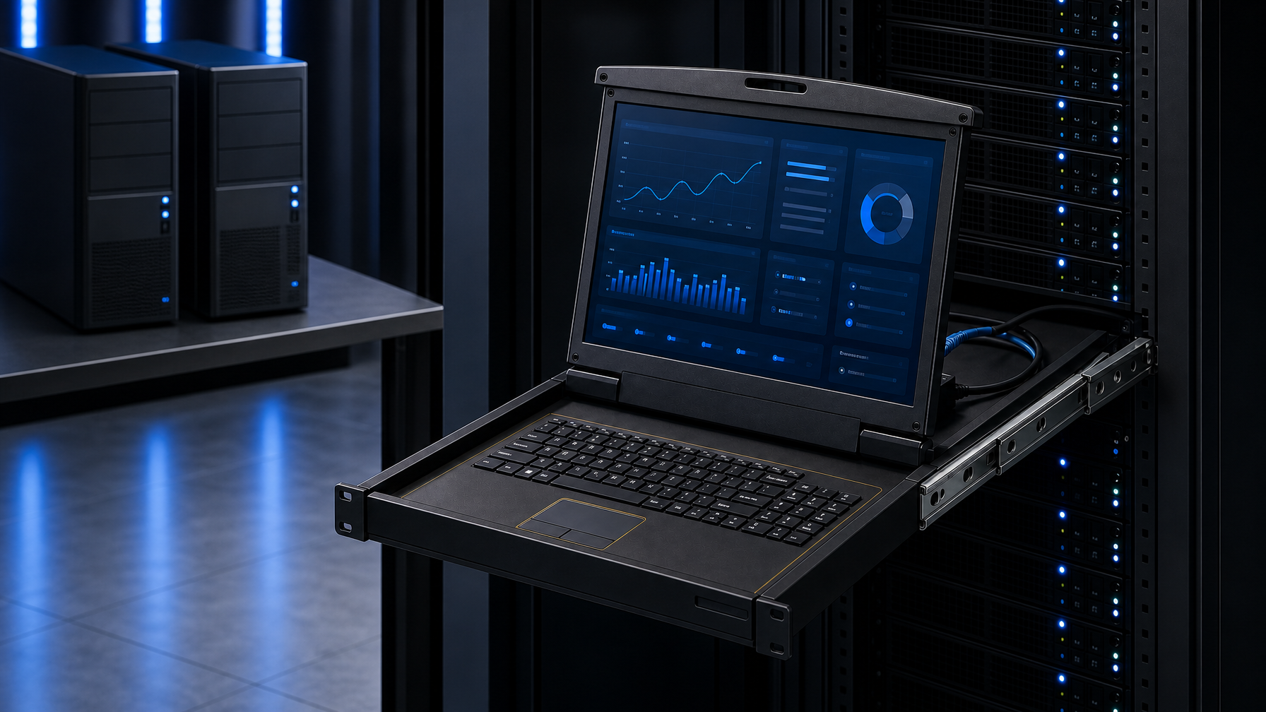 Best KVM Switch for Mac and PC in USA | 1U Rackmount Keyboards