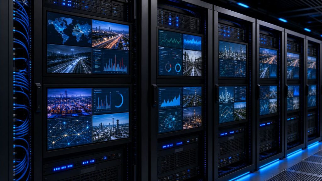 Control Room Display Solutions: Rackmount LCD and Video Matrix Configurations for Mission-Critical Environments